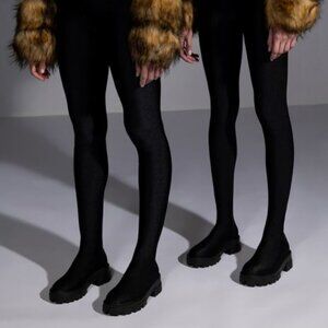 AZALEA WANG "FRIDAY NIGHT SILKS & SPANDEX" PANT BOOT ( BRAND NEW !!! )